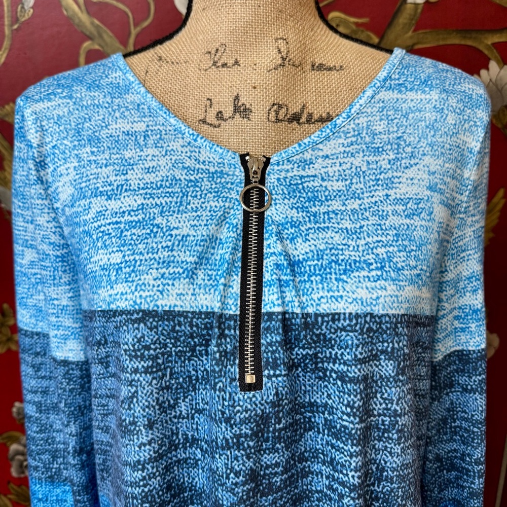 Women’s LS Quarter-zip Top | #N9 - Picture 4 of 9